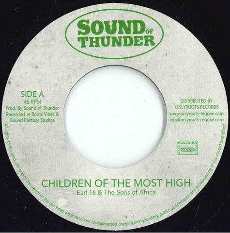Earl Sixteen & The Sons Of Africa - Children Of The Most High