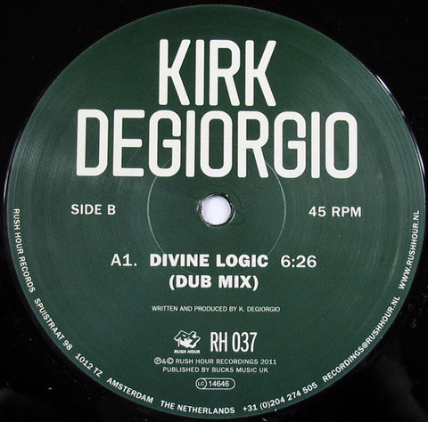 Kirk Degiorgio - Divine Logic