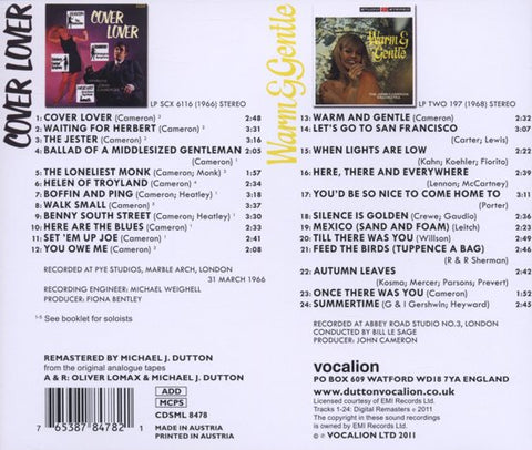 John Cameron & The John Cameron Orchestra - Cover Lover / Warm & Gentle