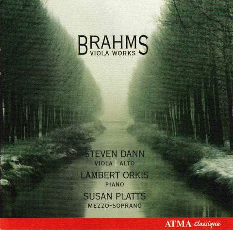 Steven Dann, Viola | Alto Lambert Orkis, Piano, Mezzo-Soprano - Brahms - viola works