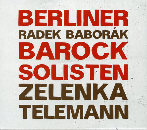 Radek Baborák, Berliner Barock Solisten - Berliner Barock Solisten