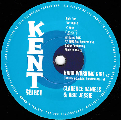 Clarence Daniels & Obie Jessie / Floyd White - Hard Working Girl / Another Child Lost