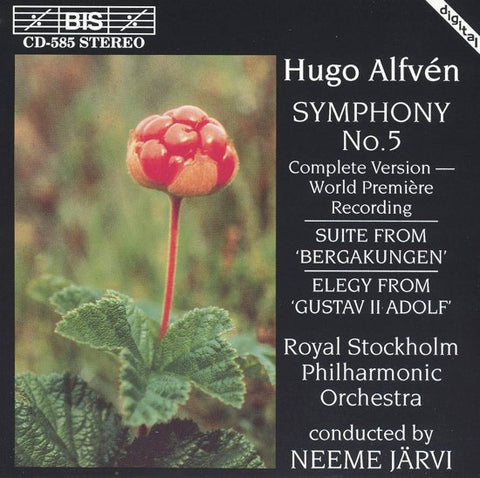 Hugo Alfvén / Royal Stockholm Philharmonic Orchestra, Neeme Järvi - Symphony No. 5 etc.