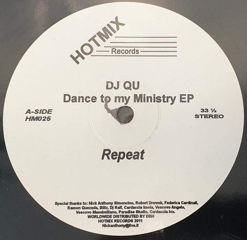 Dj Qu - Dance To My Ministry EP