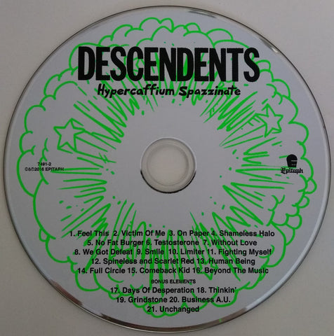 Descendents - Hypercaffium Spazzinate + Bonus Elements