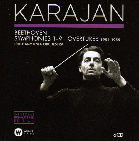 Ludwig van Beethoven, Philharmonia Orchestra, Herbert von Karajan - Symphonies 1-9 / Overtures: 1951-1955
