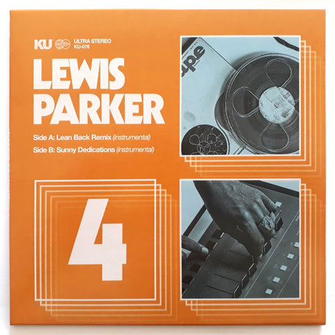 Lewis Parker - Lean Back Remix (Instrumental) b/w Sunny Dedications (Instrumental)