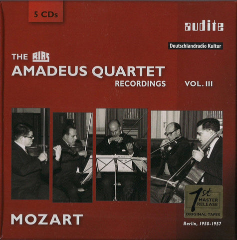 Mozart, Amadeus Quartet - The RIAS Recordings, Vol. III