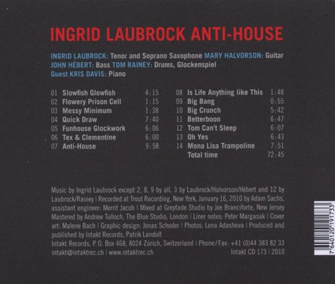 Ingrid Laubrock Anti-House - Anti-House