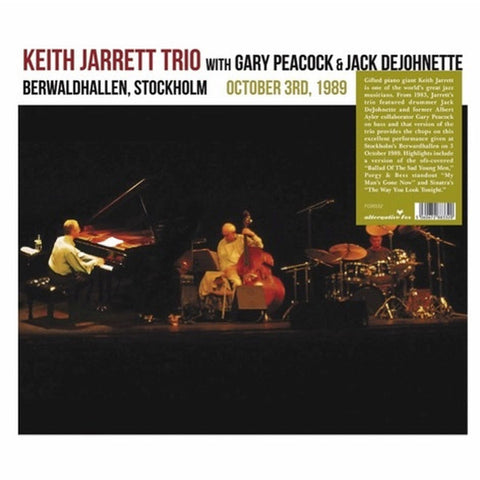 Keith Jarrett Trio - Berwaldhallen, Stockholm October 3, 1989
