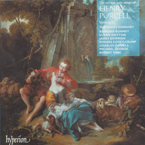 Henry Purcell / The King's Consort, Barbara Bonney, Susan Gritton, James Bowman, Rogers Covey-Crump, Charles Daniels, Michael George, Robert King - The Secular Solo Songs Of Henry Purcell, Volume 3