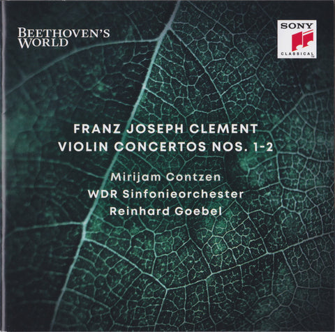 Franz Joseph Clement, Mirijam Contzen, WDR Sinfonieorchester, Reinhard Goebel - Violin Concertos Nos. 1-2