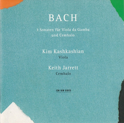 Bach - Kim Kashkashian, Keith Jarrett - 3 Sonaten Für Viola Da Gamba Und Cembalo