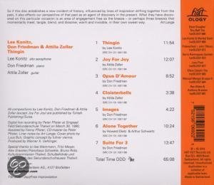 Lee Konitz, Don Friedman, Attila Zoller - Thingin'