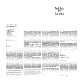 Marcus Schmickler & Julian Rohrhuber - Politiken Der Frequenz