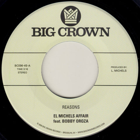 El Michels Affair Feat. Bobby Oroza - Reasons / Hipps