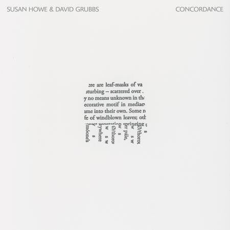 Susan Howe & David Grubbs - Concordance