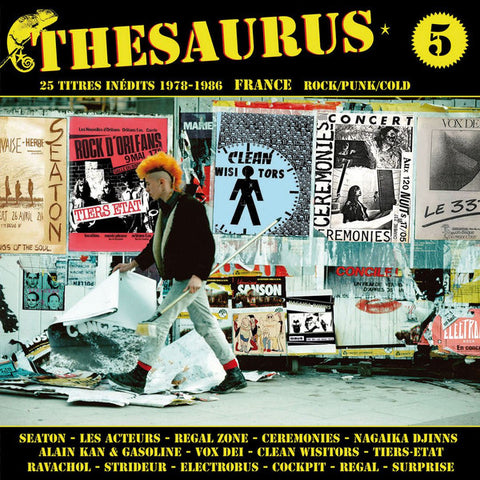 Various - Thesaurus Volume 5  / 25 Titres Inédits 1978-1986  France Rock/Punk/Cold