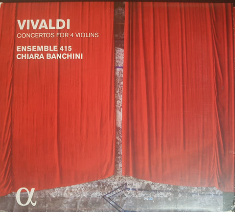 Antonio Vivaldi, Ensemble 415, Chiara Banchini - Concertos for 4 Violins